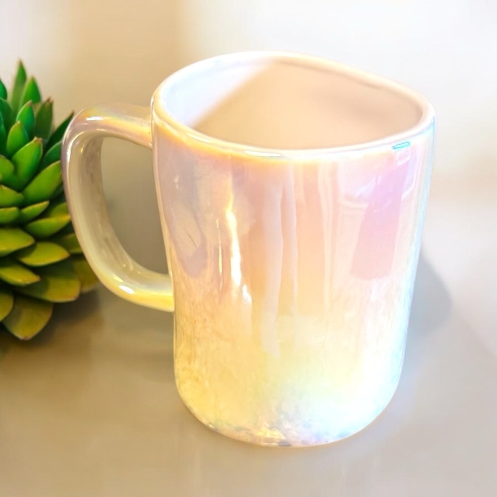 Graduation Present Idea RAE DUNN “SHINE BRIGHT” MUG Shimmering Iridescent Finish - Picture 4 of 17